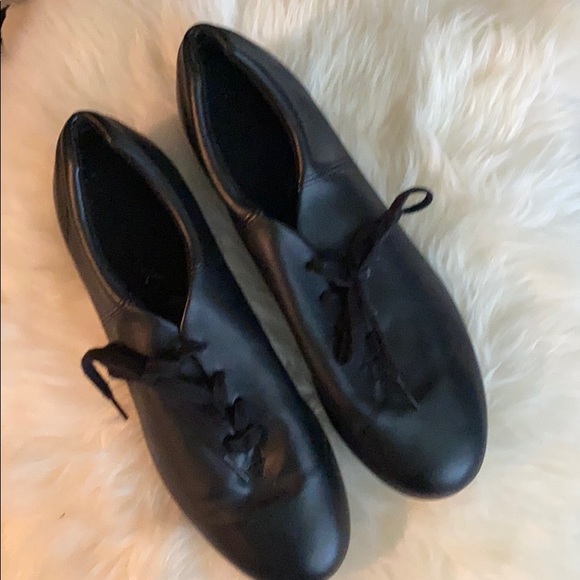 CAPEZIO TeleTone Tap lace-up tap shoes size 10 - Picture 3 of 4